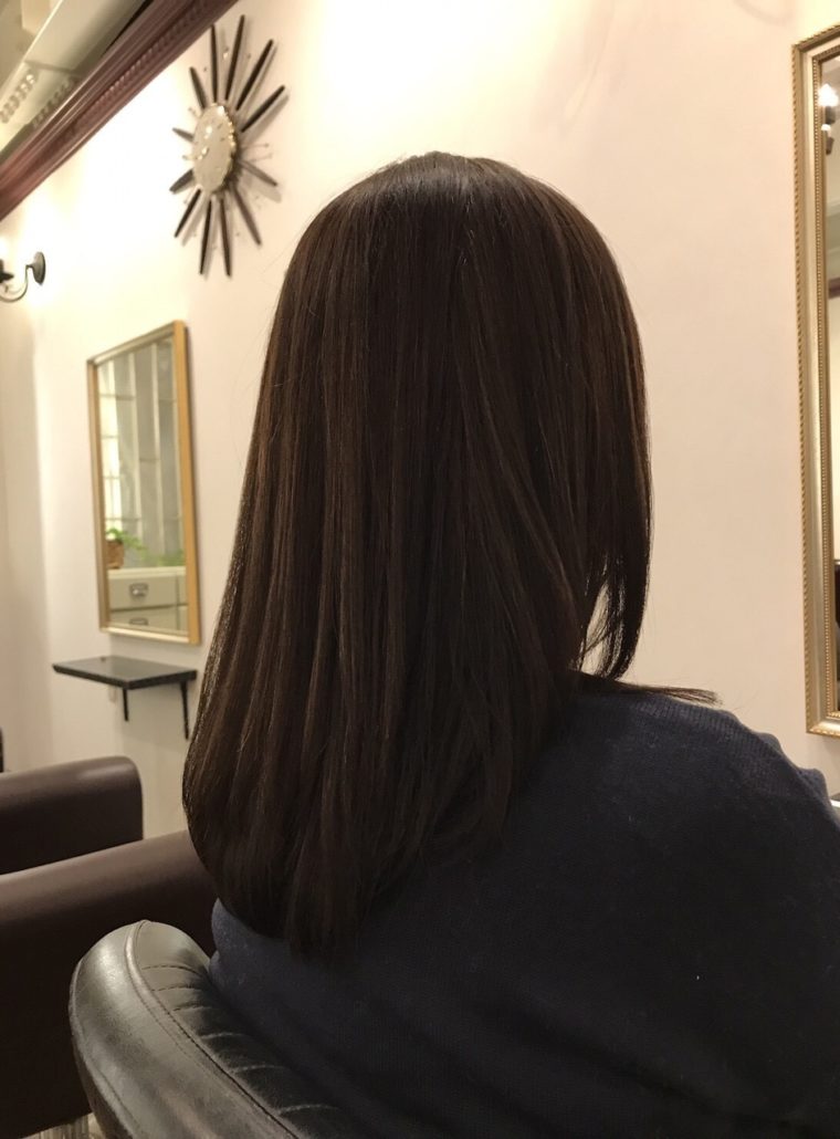 ミディアムストレート